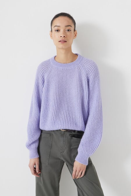 Fluffy Rib Crew Jumper