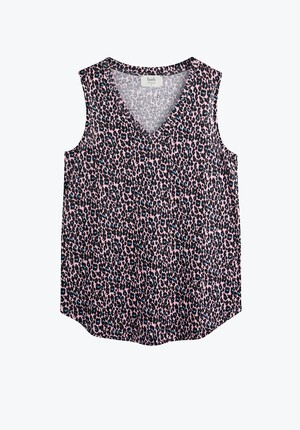 Leopard Linen Tank Top