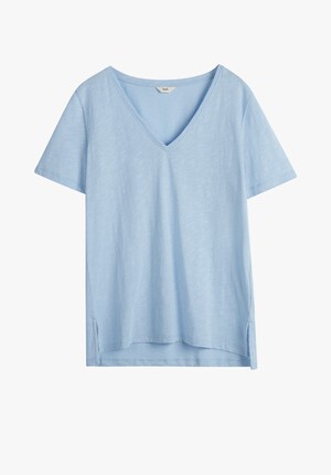 Kali Cotton Slub V-Neck T-Shirt