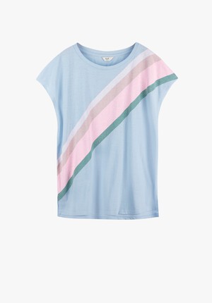 Cotton-Blend Rainbow T-Shirt