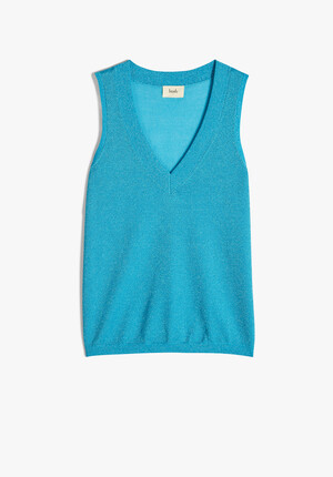 Marine Knitted Vest