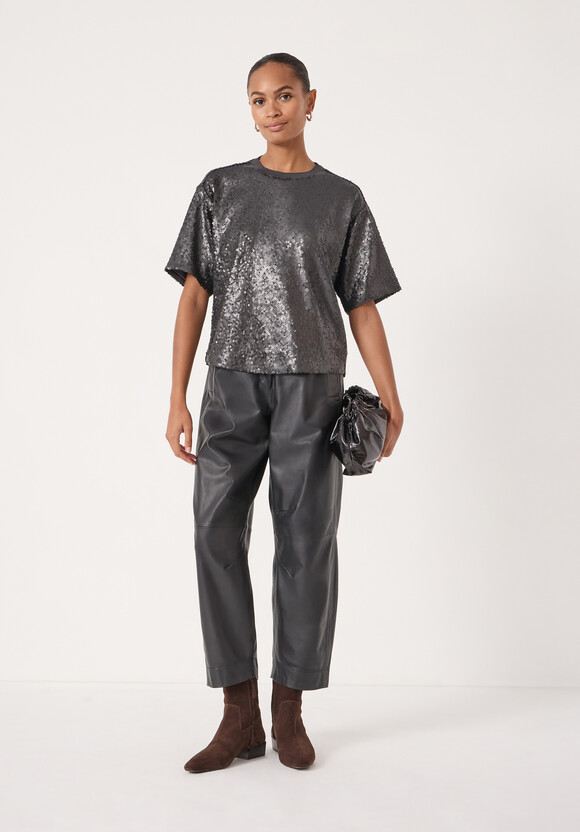 Holly Matte Sequin T-Shirt