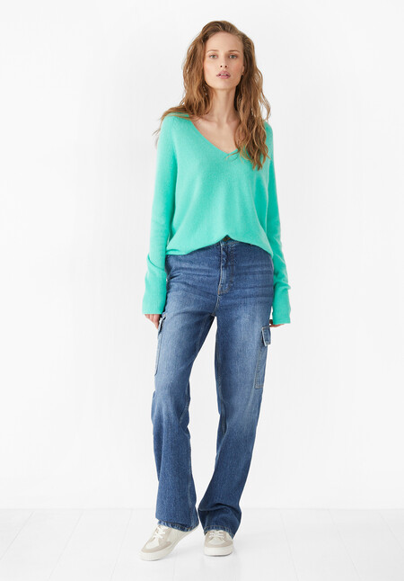 Jamila V-Neck Cashmere Jumper