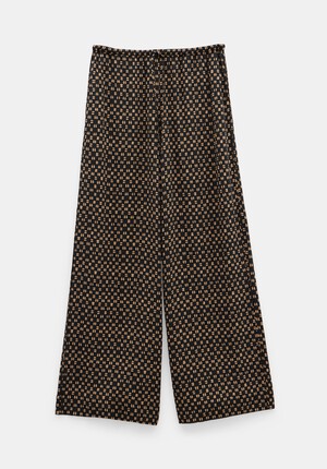 Layla Print Tie Waist Trousers