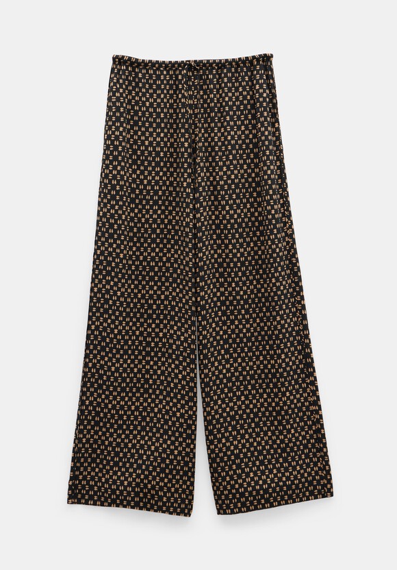 Layla Print Tie Waist Trousers