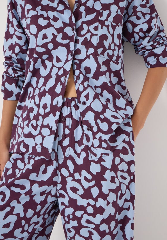 Brushed Cotton Animal Print Pyjamas