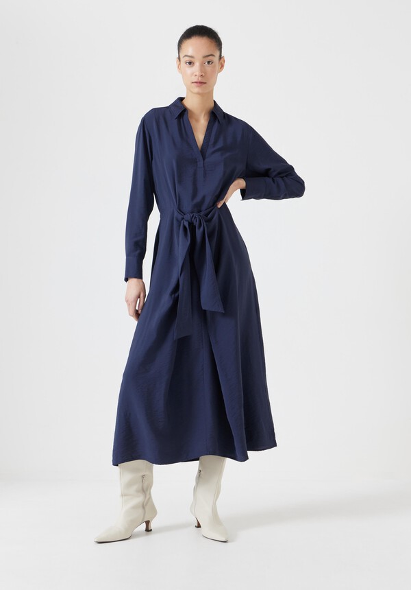 Maya Air Flow Front Tie Maxi Dress