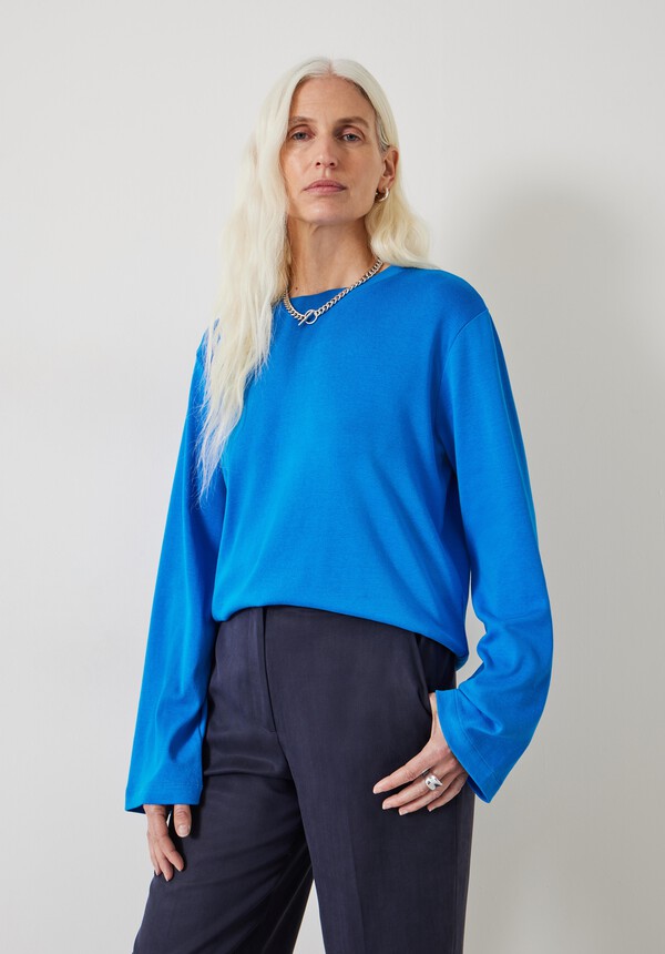 Kai Cotton Column Sleeve Top