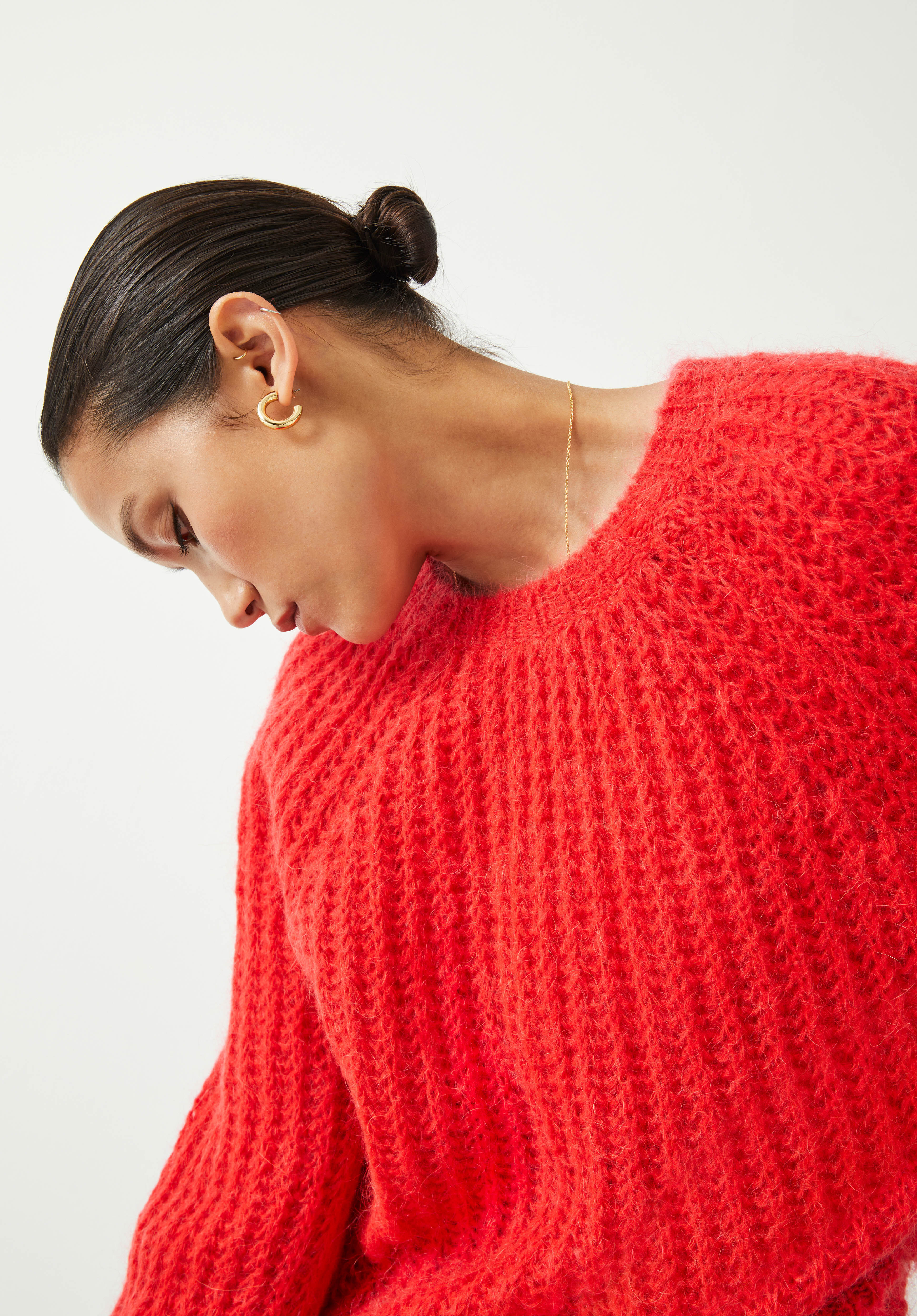 Red mohair jumper online