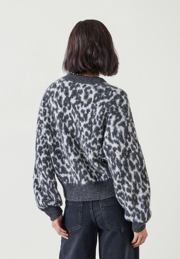 Susie Brushed Animal Bomber Jacket