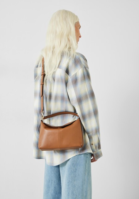 Stevie Leather Crossbody Bag