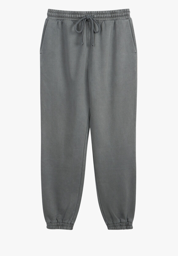 Alyna Relaxed Washed Joggers | Mid Grey | hush