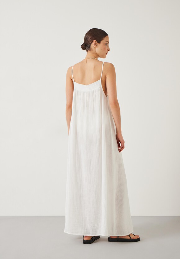 Carmen Relaxed Cheesecloth Slip Dress