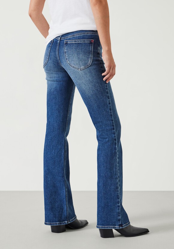 Eliana Mid Rise Bootcut Jeans