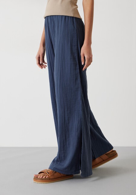 Elodie Oversized Cheesecloth Trousers