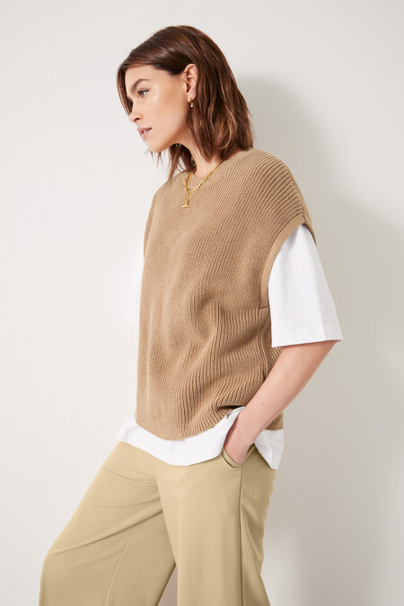 Sarai Knitted Rib Tank Top