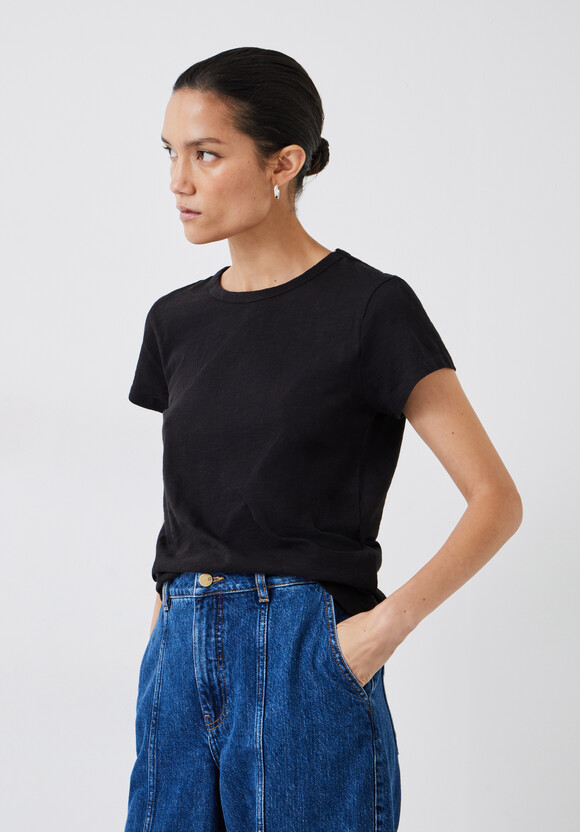 Slim Fit Slub Crew T-Shirt
