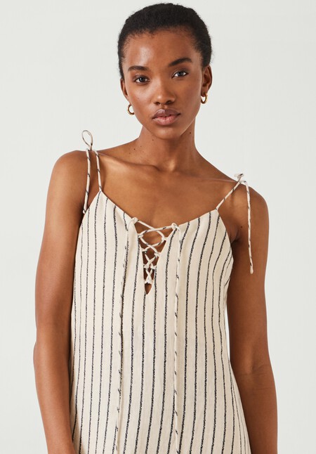 Aanya Two Way Linen Maxi Dress