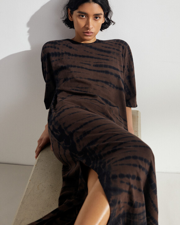 Addie Cotton Relaxed Midi T-Shirt Dress