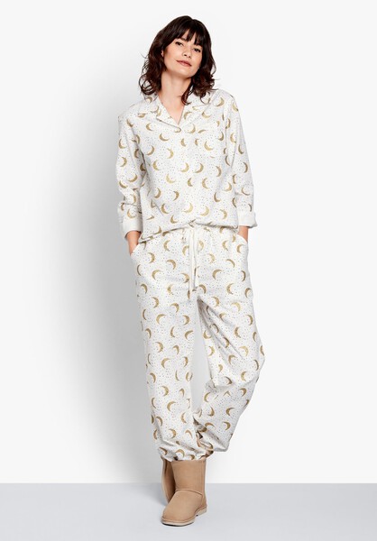 Moon Dot Flannel Pyjamas