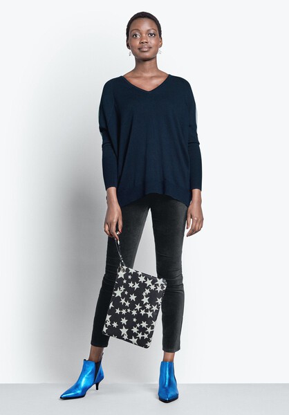 Jacqui Lurex Stripe Jumper