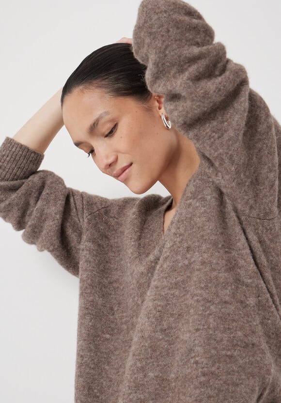 V Neck Knit Jumper