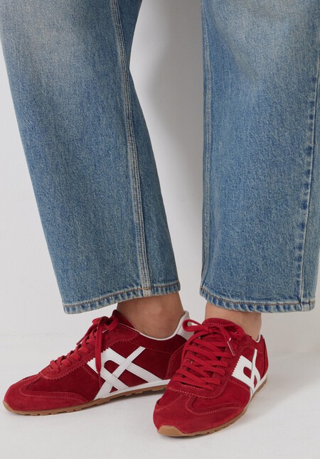 Suede Slimline Retro Trainers