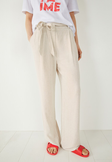Sophie Linen Blend Tailored Trousers