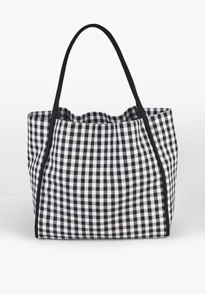 Vero Gingham Tote