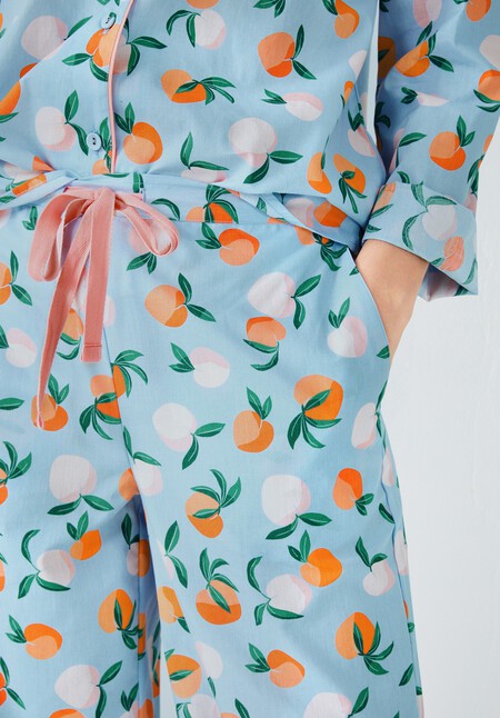 Isla Printed Cotton Pyjama Set