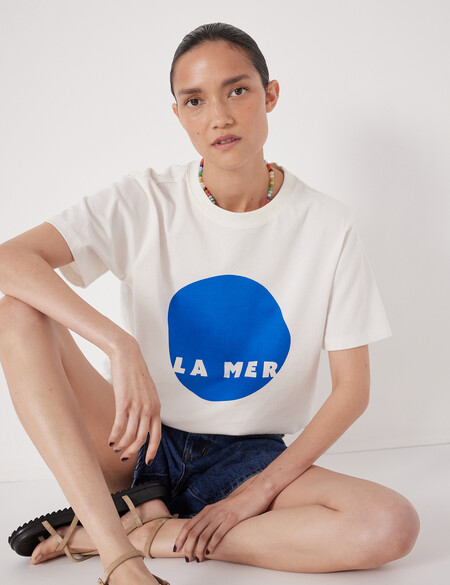 La Mer Graphic Cotton T-Shirt