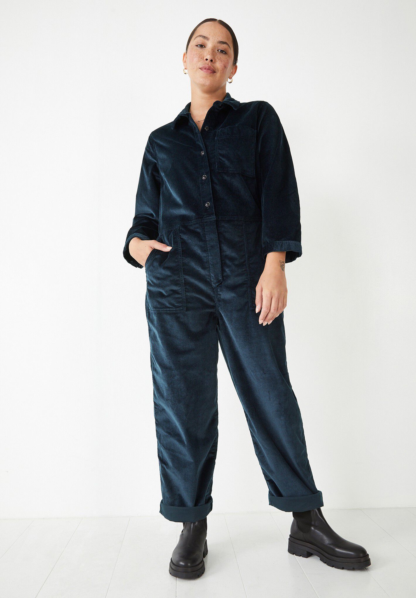 Hush blueberry jumpsuit top