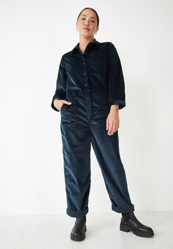 Connie Cord Jumpsuit | Blueberry | hush