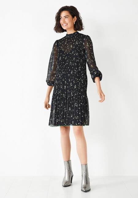 Phoenix Pleated Mini Dress