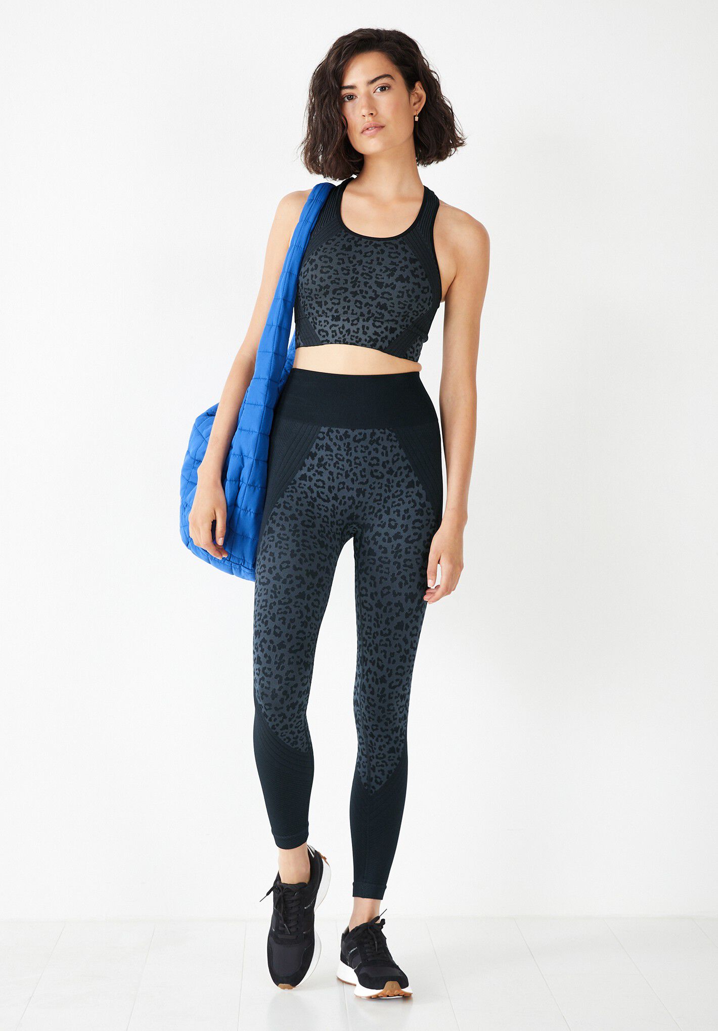 Two tone gym leggings hot sale