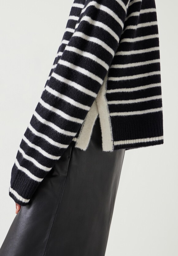 Casey Striped Wool Blend Jumper