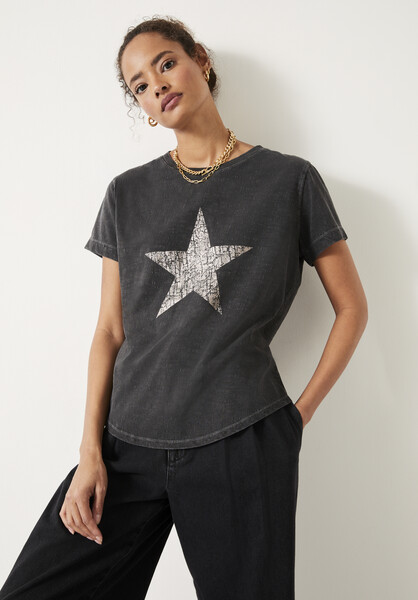 Metallic Crackle Star T-Shirt