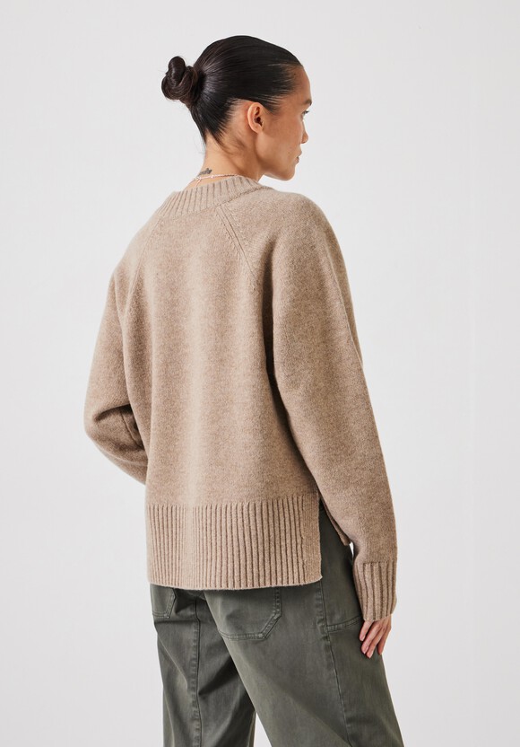Erica Merino Wool V Neck Jumper
