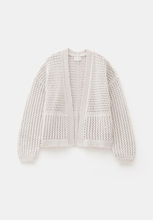 Open Stitch Edge to Edge Cardigan