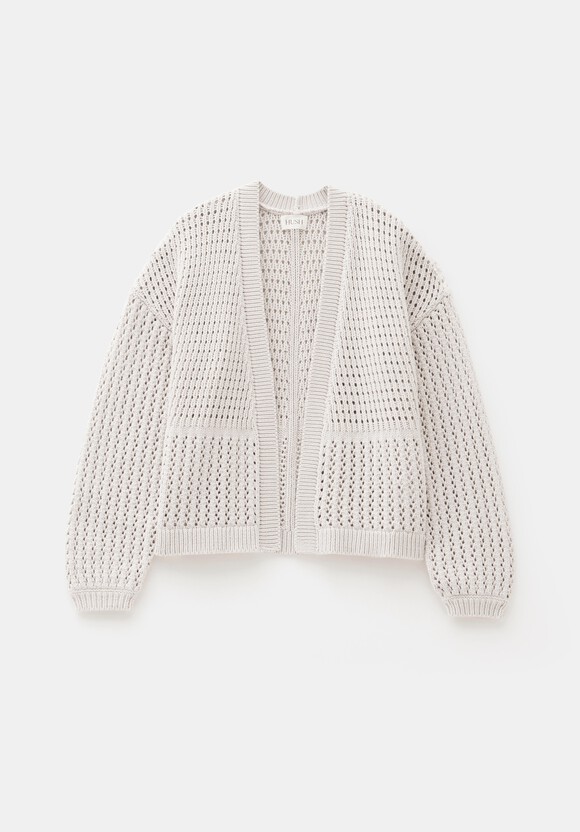 Open Stitch Edge to Edge Cardigan