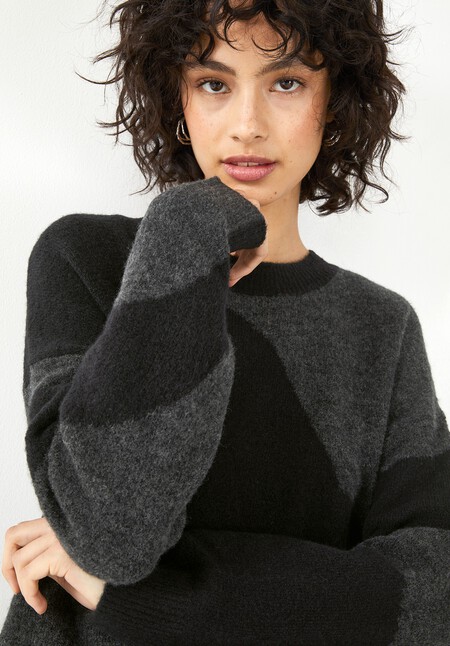 Alexia Colour Block Crew Jumper