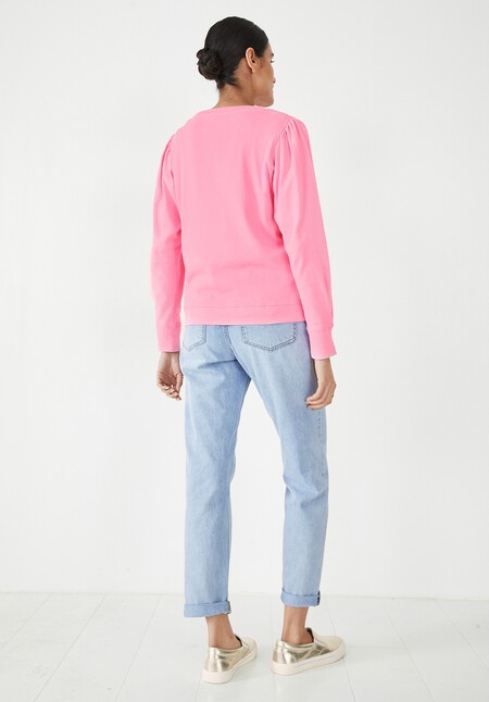 Emily Puff Sleeve Jersey Top