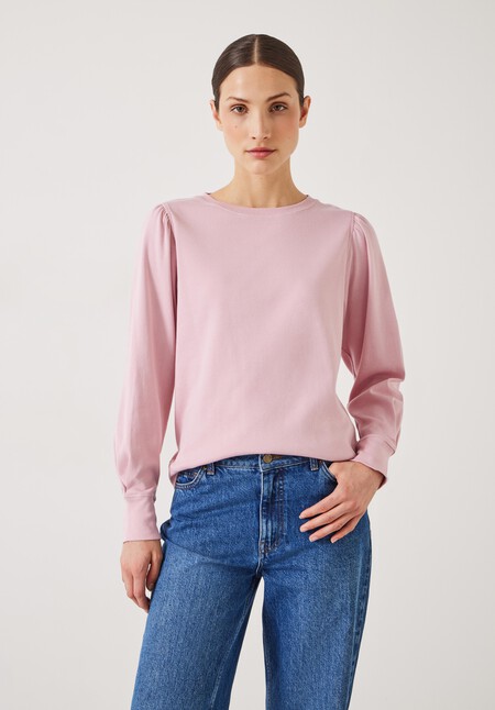 Emily Puff Sleeve Jersey Top