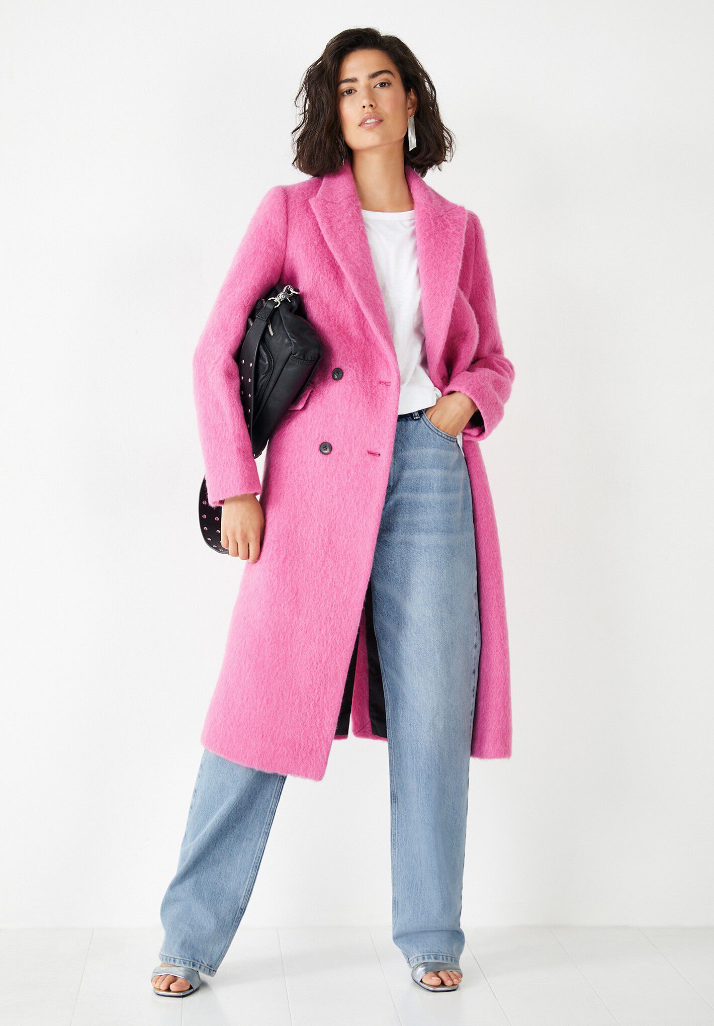 Pink overcoat discount