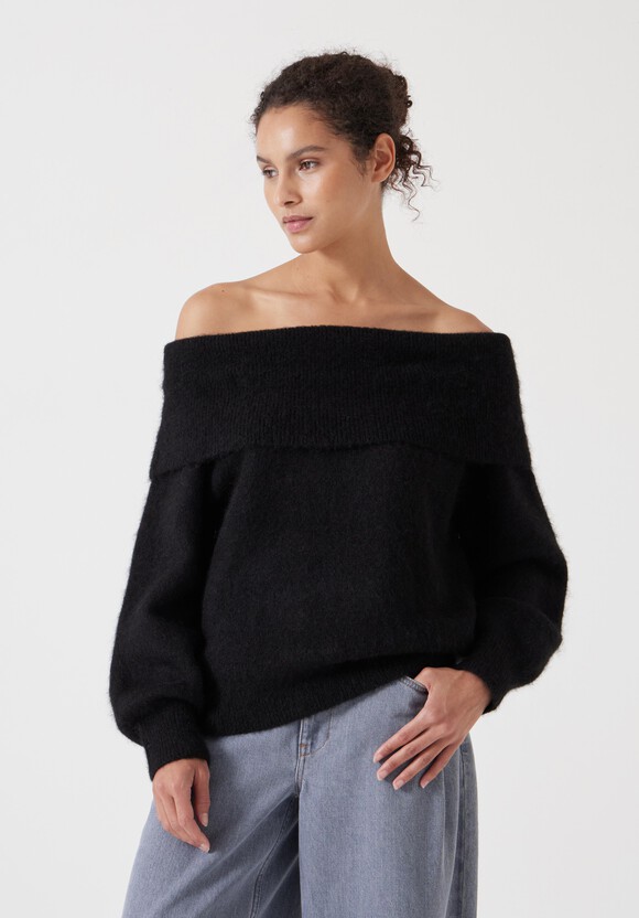 Molly Alpaca Blend Off Shoulder Jumper