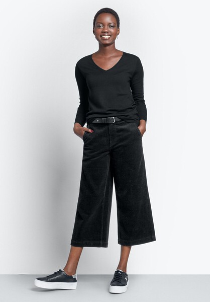 Wide Leg Cord Trouser
