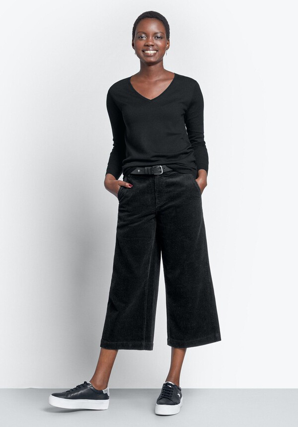 Wide Leg Cord Trouser