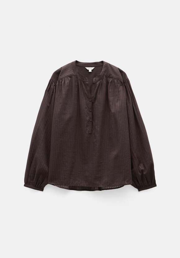 Bea Textured Stripe Blouse
