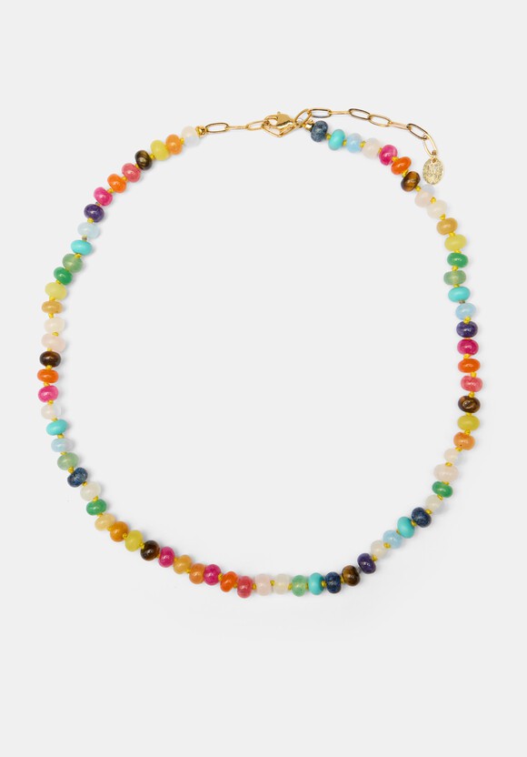 Semi-Precious Beaded Necklace