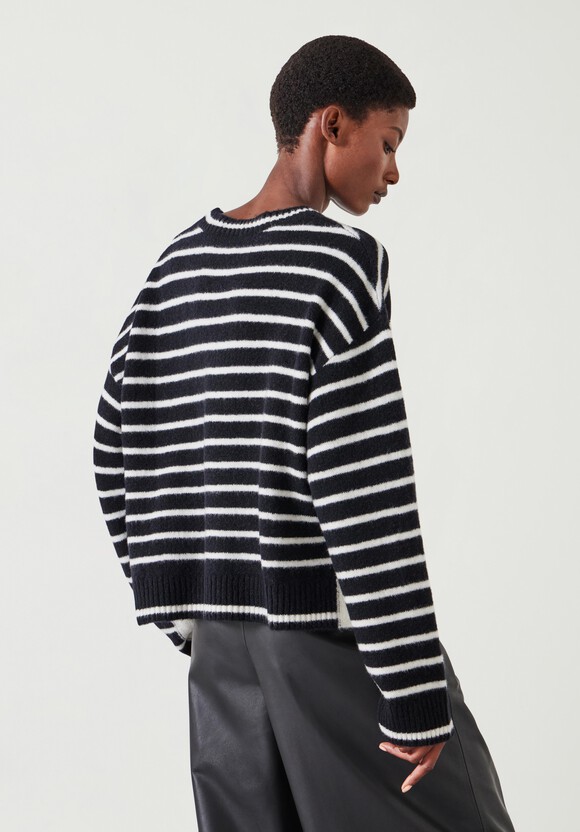 Casey Striped Wool Blend Jumper